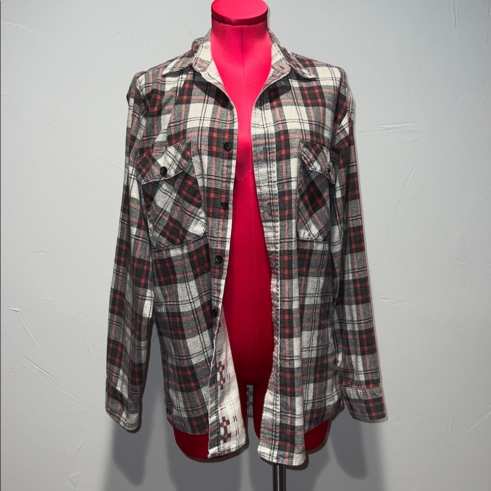Oversized plaid vintage flannel